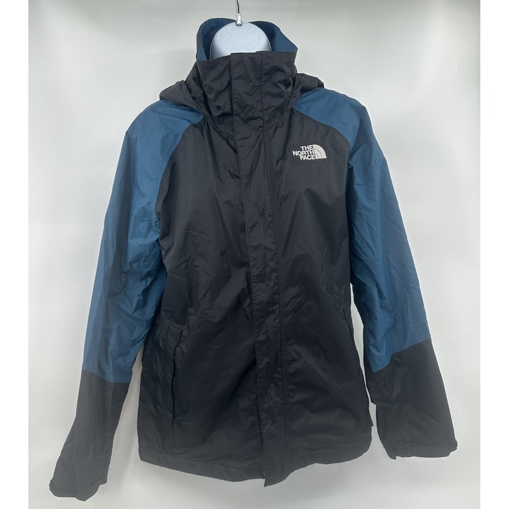 The North Face‎ HyVent Waterproof Hooded Jacket Men's Small Blue Style CMU8